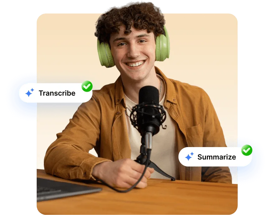 summary ai for media and podcasting