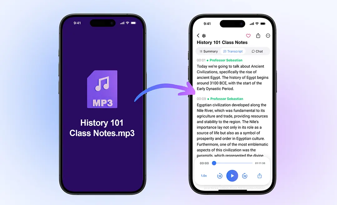 how to convert mp3 to text