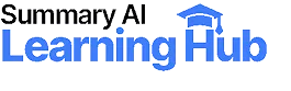 learning hub summary ai logo