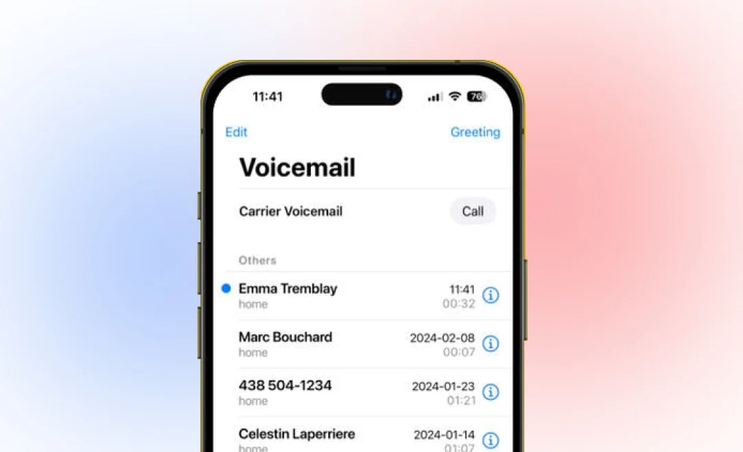 how to set up voicemail on iphone