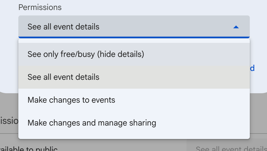 permission levels