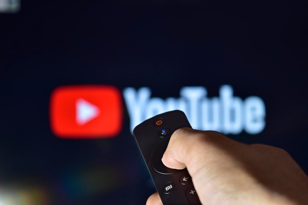 turning on youtube tv with remote control