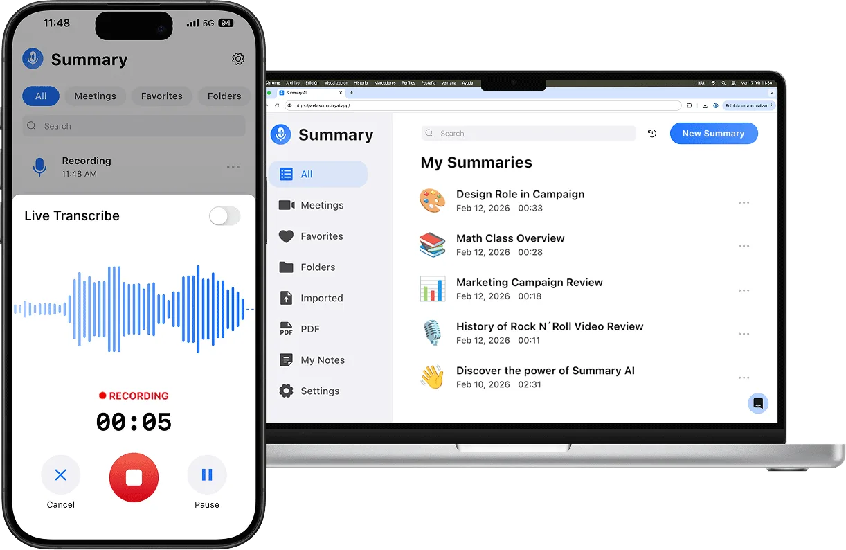 summary ai note taker