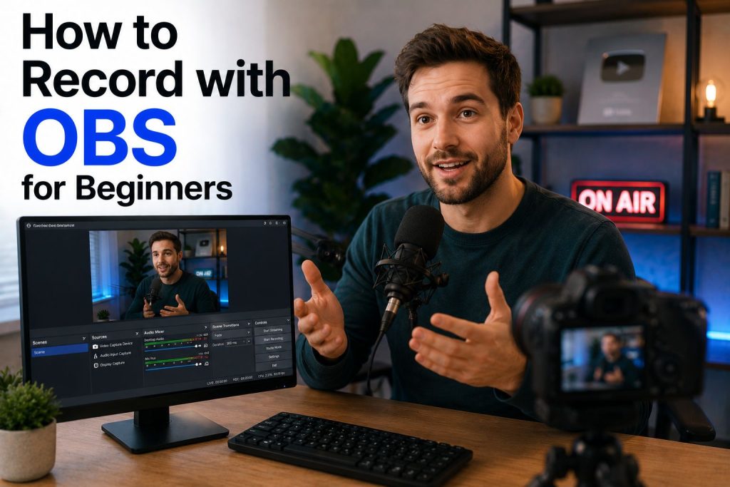 how to record with obs