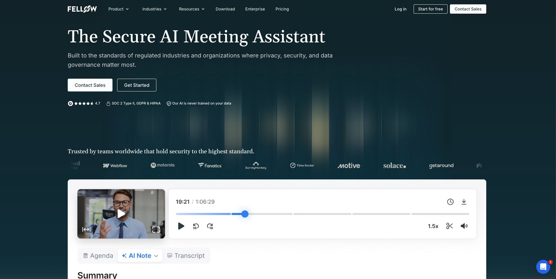 copy boasting that fellow is secure for regulated industries