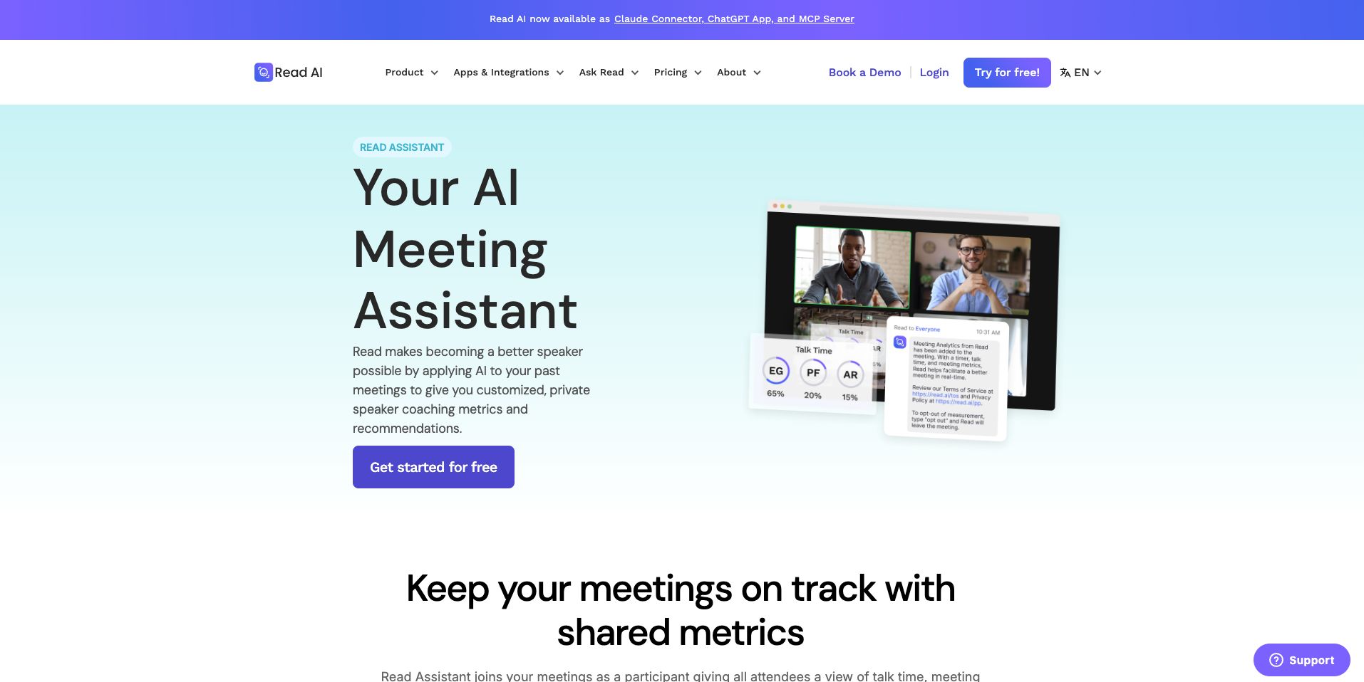 meeting assistant of read ai