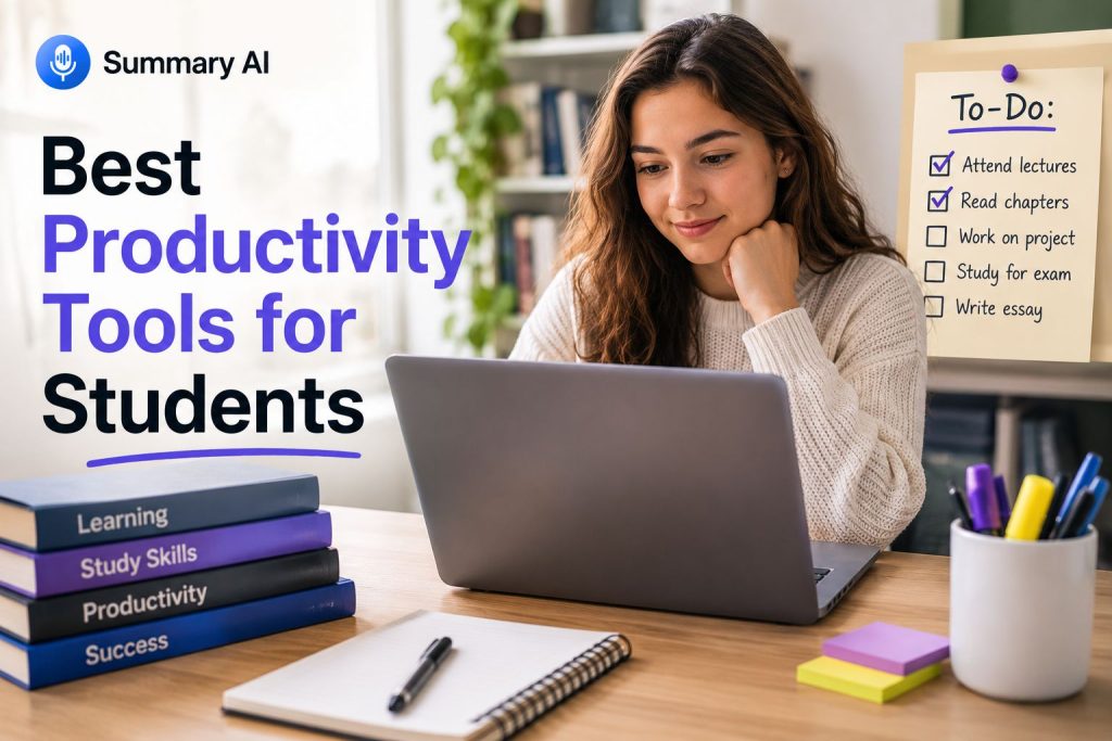 productivity student tools