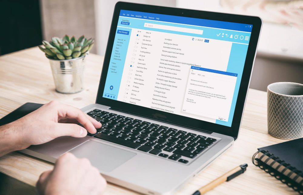 person restoring an archived email