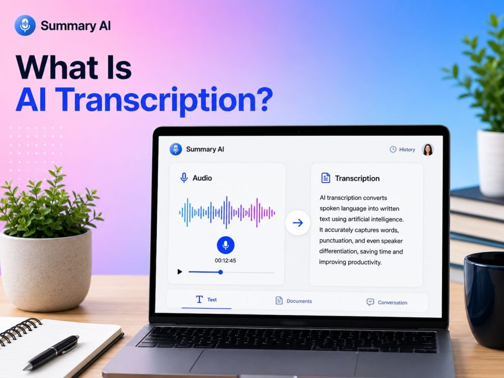 what is ai transcription