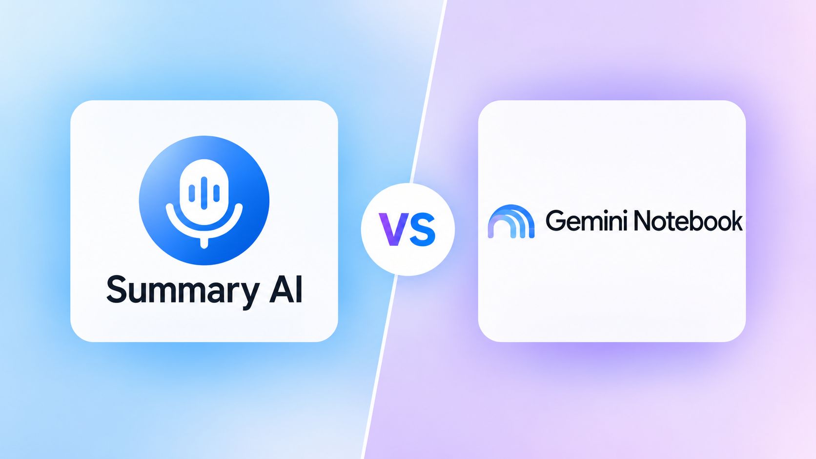 summary ai vs gemini notebook