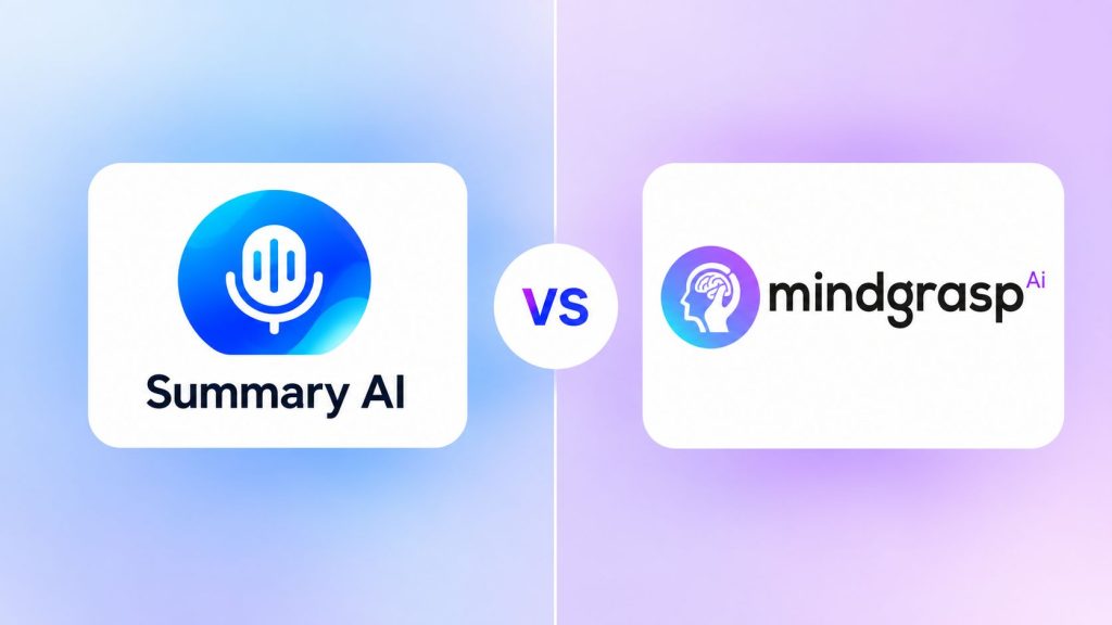 summary ai vs mindgrasp ai