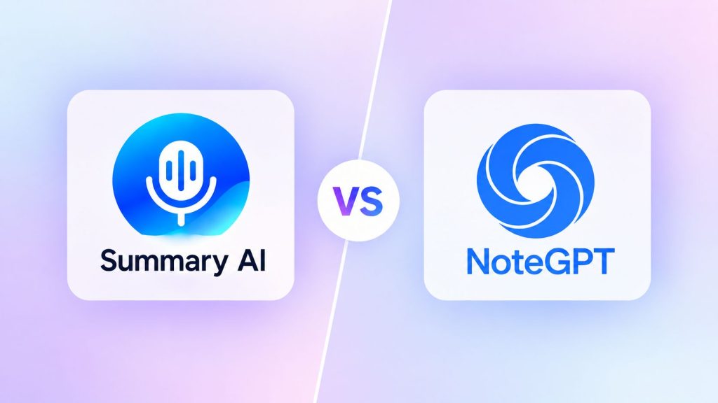 summary ai vs notegpt