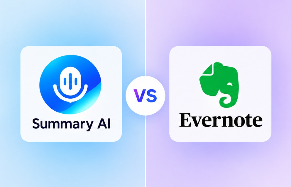 summary ai vs evernote
