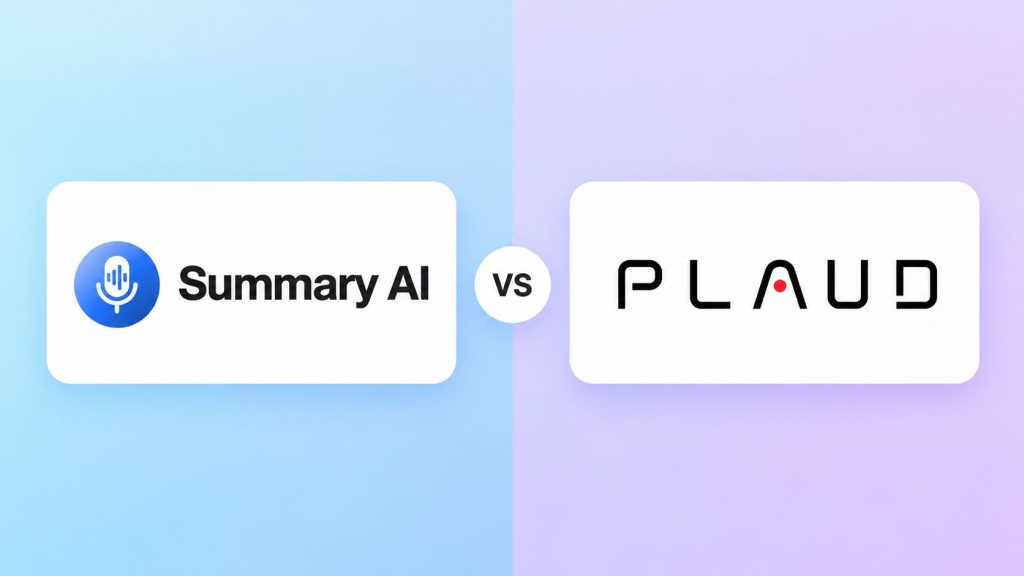 summary ai vs plaud ai
