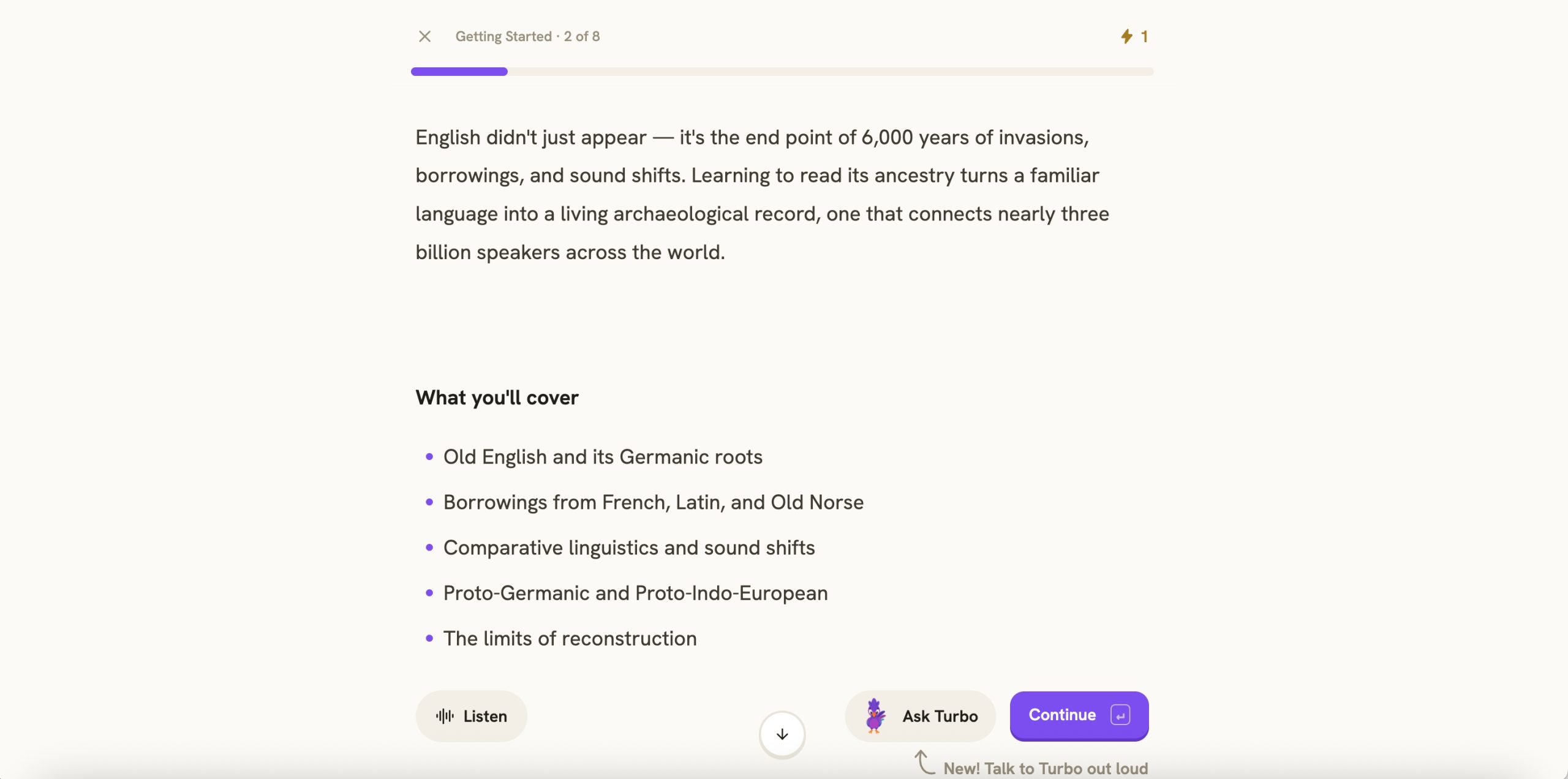 flash card example from turbo ai 